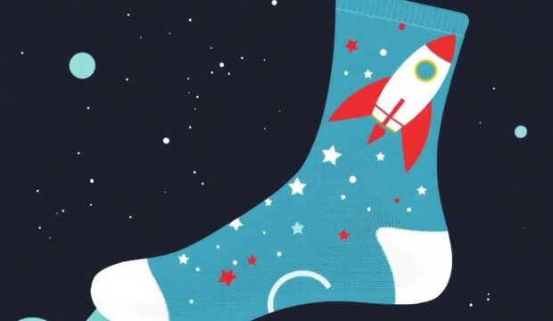 Носки с ракетами: космический тренд