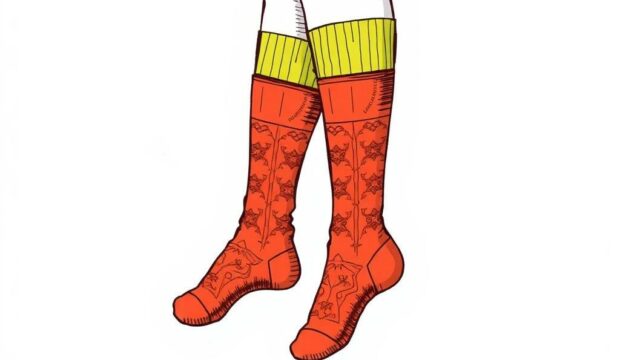 Носки для рисования: свобода движений