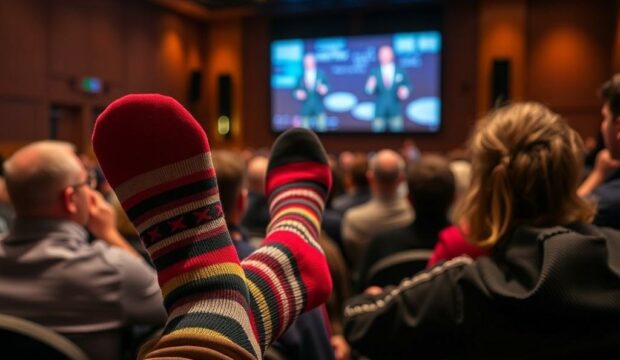 Носки для лекторов: комфорт при выступлениях