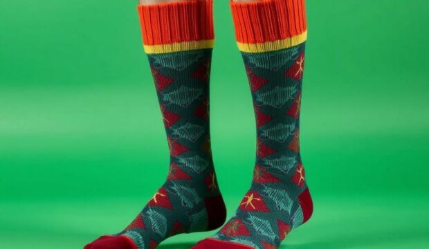 Носки с доминантой: главный элемент образа