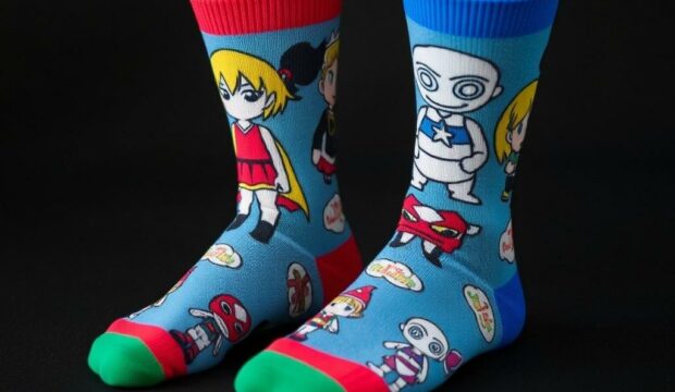 Носки для косплееров: тематические принты, которые дополняют образ
