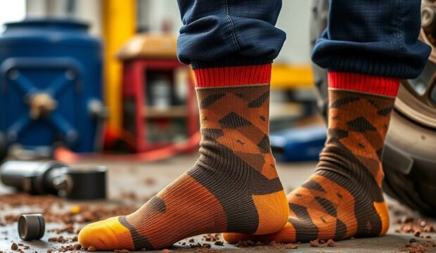 Носки для механиков: защита от масла и грязи
