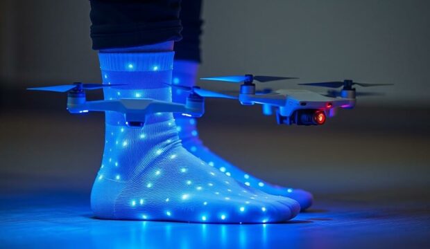 Носки с дронами: инновации на ногах