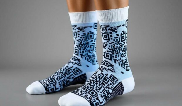 Носки с QR‑кодом: цифровая мода