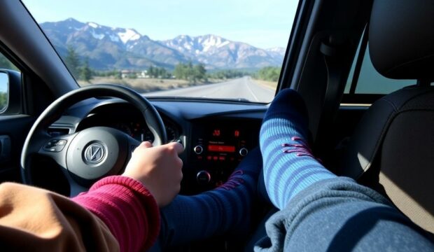 Носки для водителей: комфорт в дальних поездках