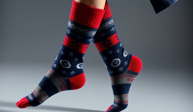 Носки с динамикой: движение в моде