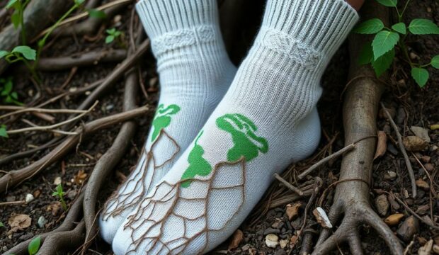 Носки с корнями: связь с землёй