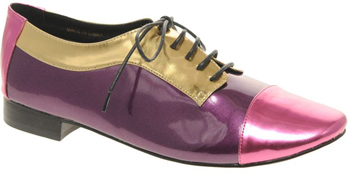 ASOS METEOR Metallic Color Blocked Lace Up Shoes, туфли асос, обувь асос, разноцветные модные туфли, туфли под джинсы