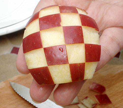 Как красиво нарезать Яблоки и фрукты на стол с Фото, картинками и фотографиями