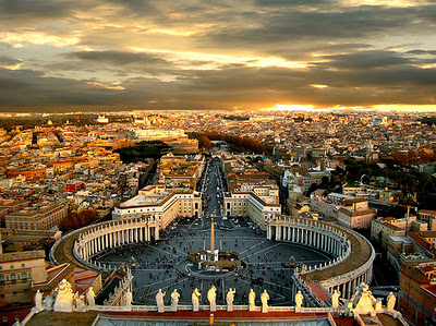 Ватикан, Ватикан Рим, вид на Ватикан