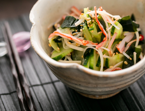 Китайский салат с огурцами фото картинка фотография