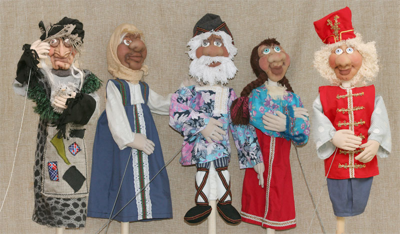Куклы из кукольного театра фото