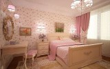 спальня в розовом цвете