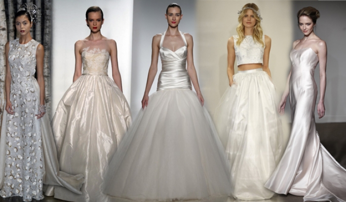 Свадебные платья мода 2015