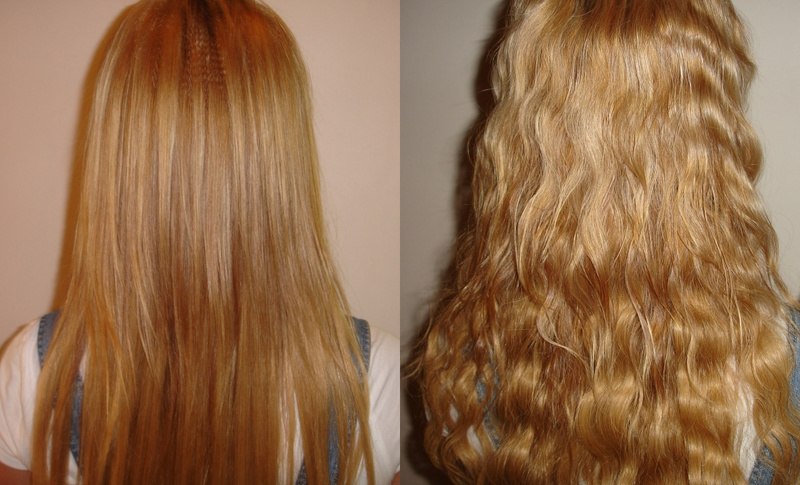 Карвинг волос до и после (фото)