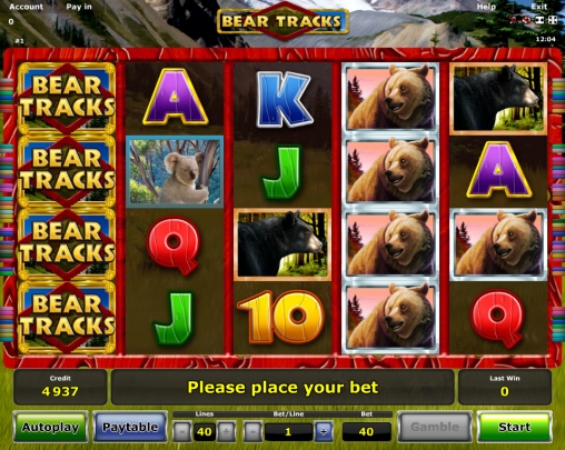 Игровой автомат Bear Tracks
