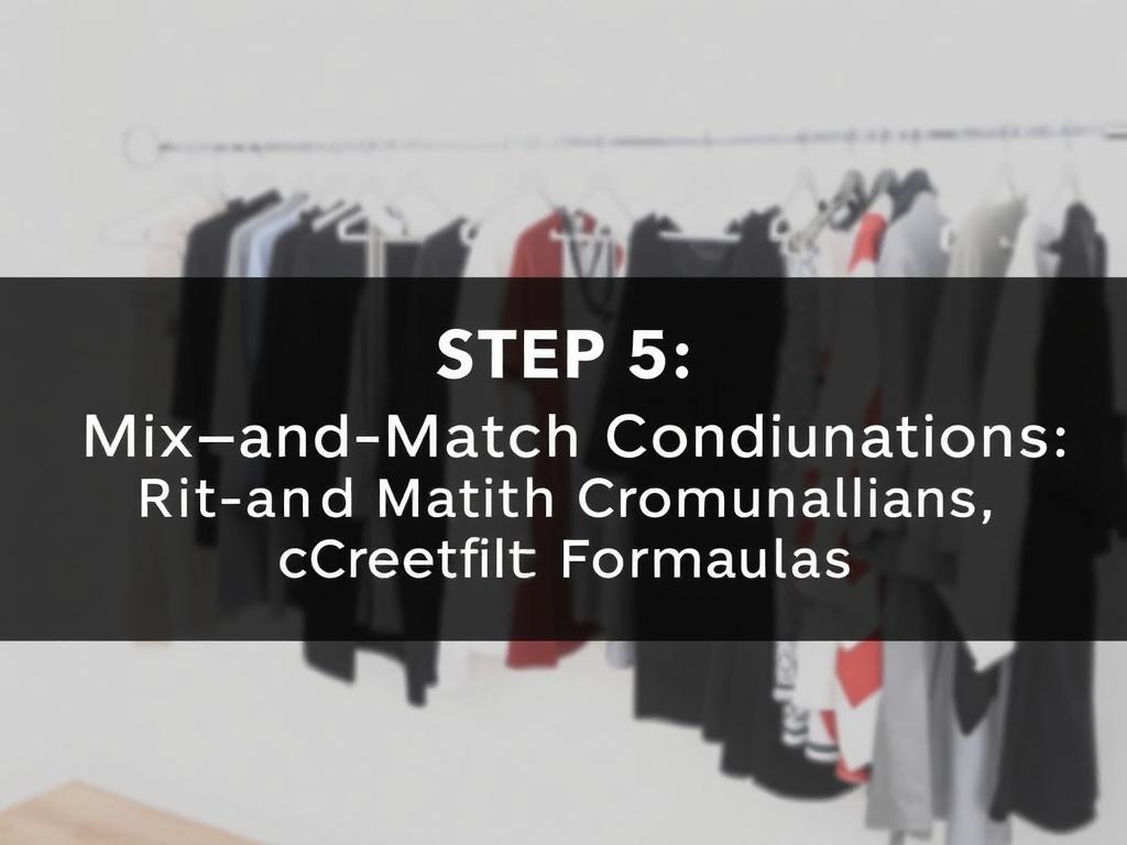     How to Pack a Capsule Wardrobe for Vacation. Step 5 — Mix-and-Match Combinations: Create Outfit Formulas