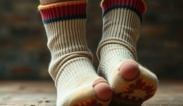 Носки с шероховатостью: брутальность образа