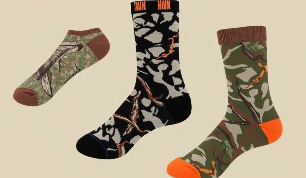 Носки для охоты: маскировочные принты