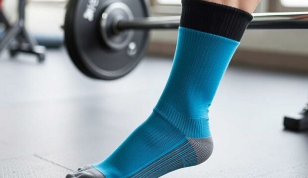 Носки для тяжёлой атлетики: поддержка свода стопы