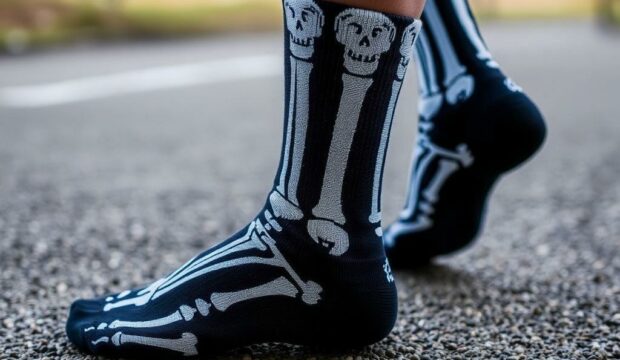 Носки для скелетона: амортизация ударов