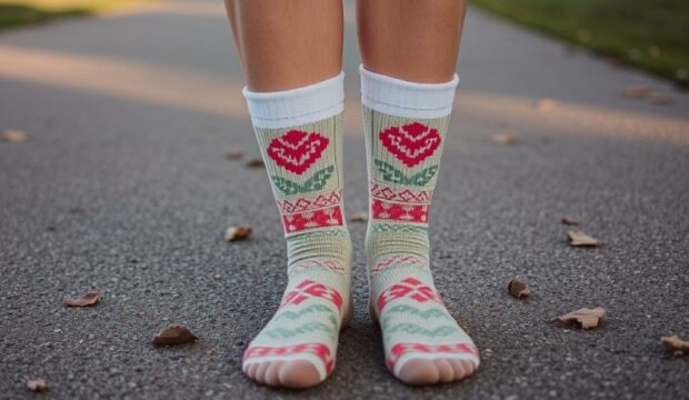 Носки для вечерней прогулки: расслабленный образ