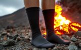 Носки для вулканологов: термостойкость — шаг к уверенности на краю лавы