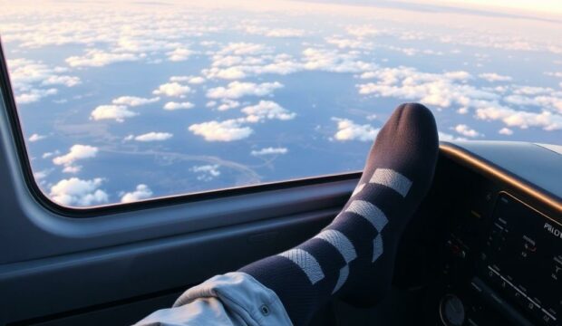 Носки для пилотов: комфорт в полёте