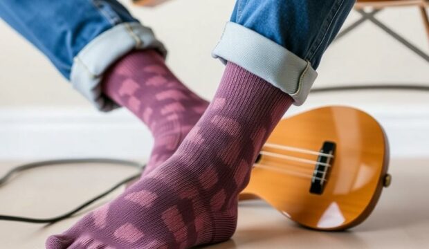 Носки для игры на гитаре: расслабленные и удобные