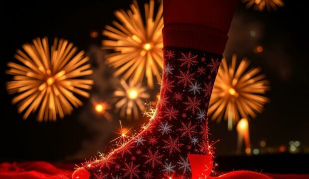 Носки с фейерверками: торжество жизни