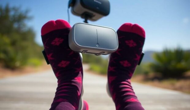 Носки с VR‑очками: виртуальная реальность в стиле