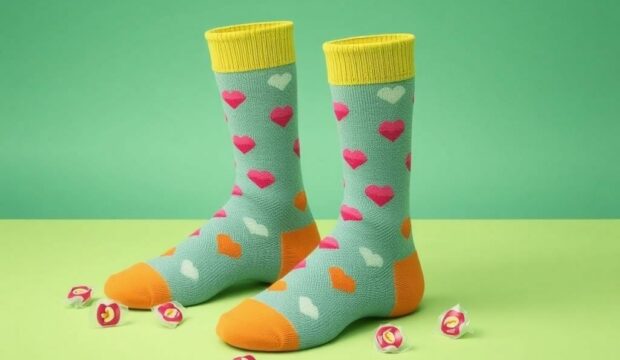 Носки с конфетами: сладкий стиль