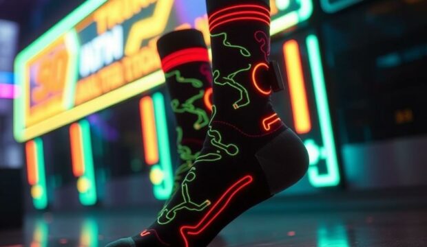 Носки с киберпанком: стиль будущего