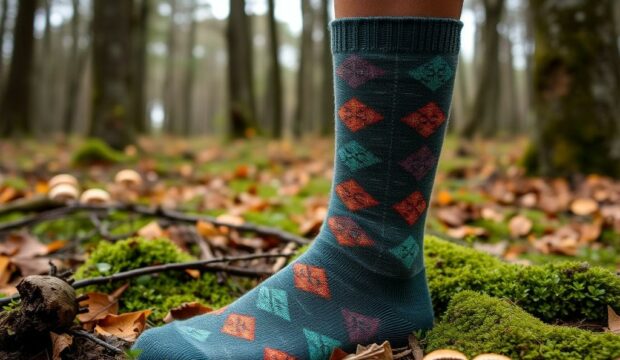 Носки для грибников в лесу: комфорт