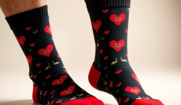 Носки с мелодией: гармония принта