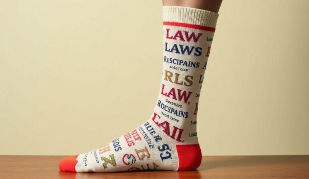Носки с законами: правила стиля
