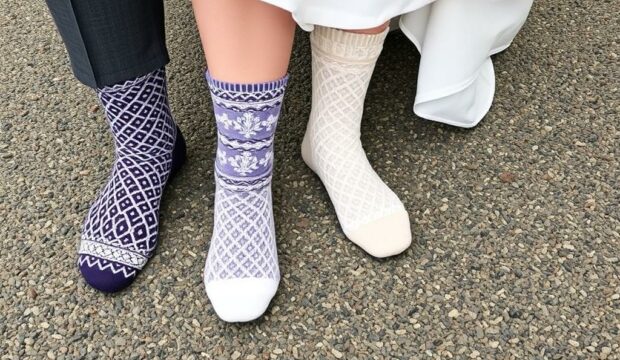 Носки для невесты: необычные решения, которые делают образ целостным