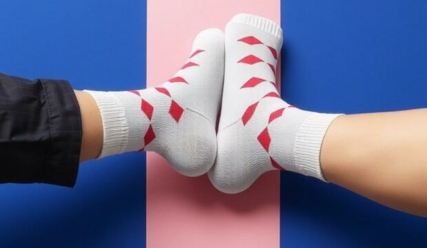 Носки с матрицами: геометрическая эстетика