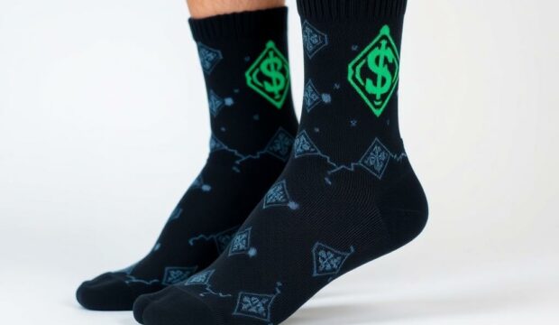 Носки с блокчейном: крипто‑мода
