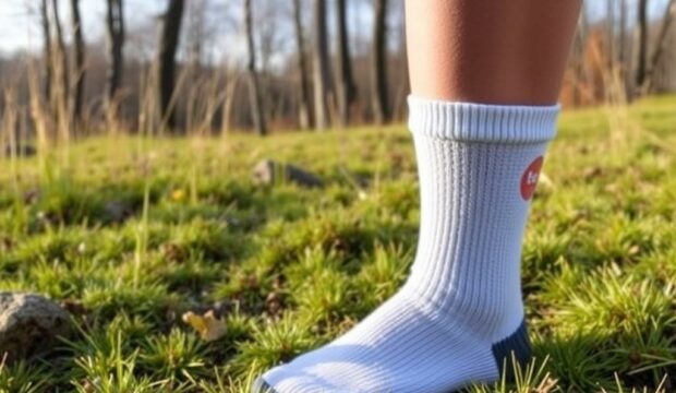 Носки для скандинавской ходьбы: поддержка свода стопы