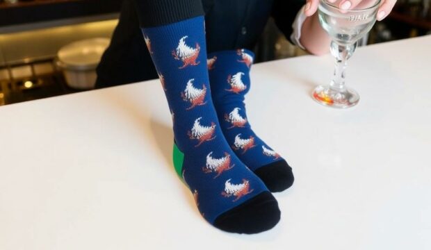 Носки для барменов: стиль за стойкой