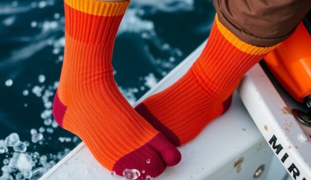 Носки для рыбаков на судне: тепло и сухость