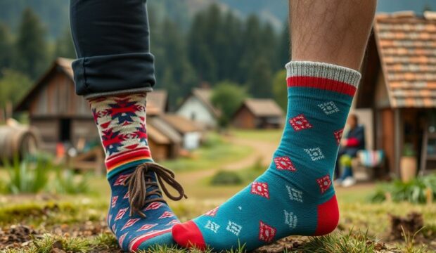 Носки для лингвистов в деревне: аутентичный стиль