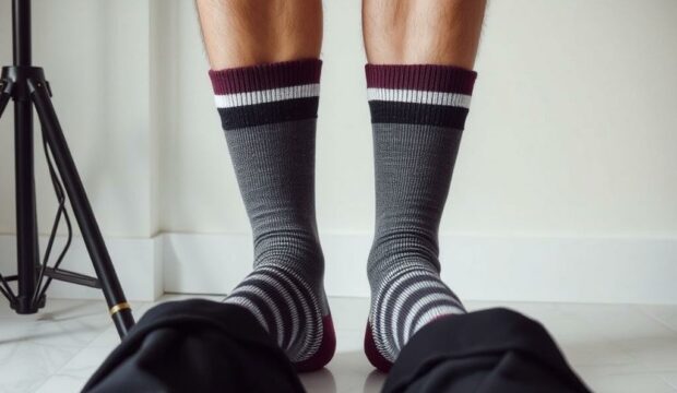Носки для дикторов: сдержанный стиль