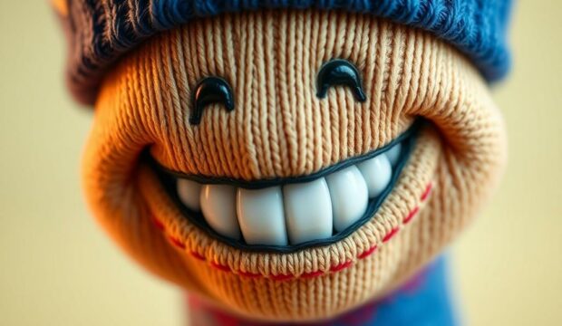 Носки с зубами: улыбка в деталях