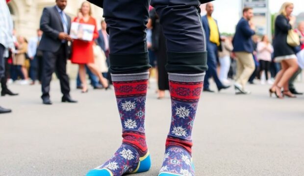 Носки для ведущих мероприятий: стиль на публике