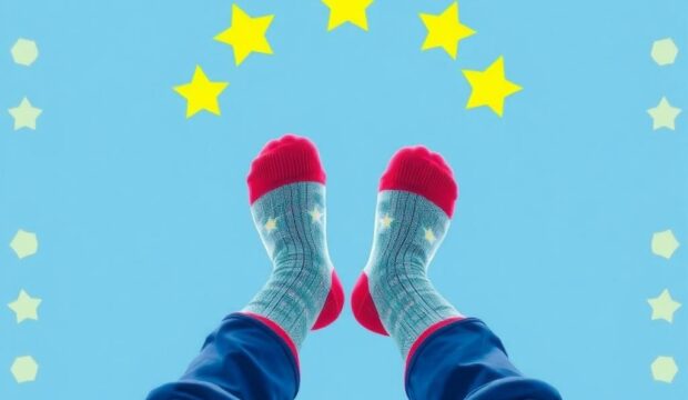 Носки для телеведущих: яркость в кадре